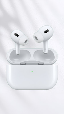 BeatFlow Airbuds pro 2 (2nd generation) excellent quality earbuds USB-C 61 Bluetooth(White, In the Ear)