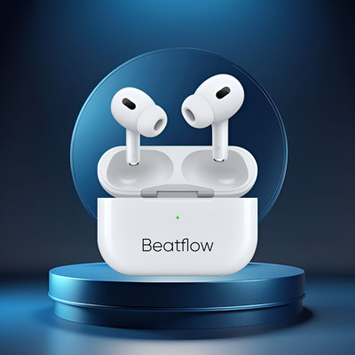 BeatFlow AirpoX Pro 2 Best premium quality -(USB-C) 84 Bluetooth(White, True Wireless)