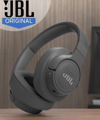 JBL Tune 770NC Active Noise Cancelling, 70Hr Playtime, Fast Pair & Multi Connect Bluetooth Gaming Headset(Black, On the Ear)
