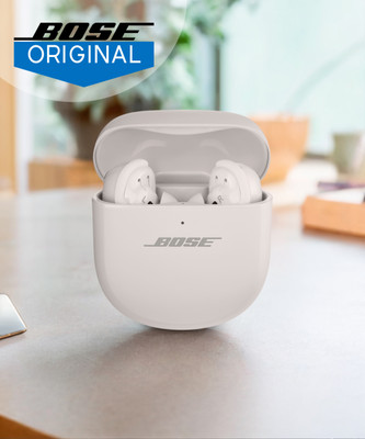 Bose New QuietComfort Ultra Wireless Earbuds with Spatial Audio and World-Class NC. Bluetooth(Smoke White, True Wireless)