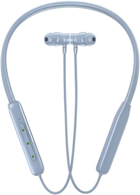 Bxeno Buds Wireless 5 Lite MAGNETIC POWER OFF/ON 48Hr Neckband ENC ,Fast Charging [4R] Bluetooth(Grey, In the Ear)