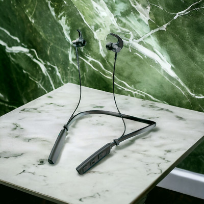 GPQ STORE Rokerz 235 Pro Wireless Bluetooth Neckband(0.1911 Bluetooth(Black, In the Ear)