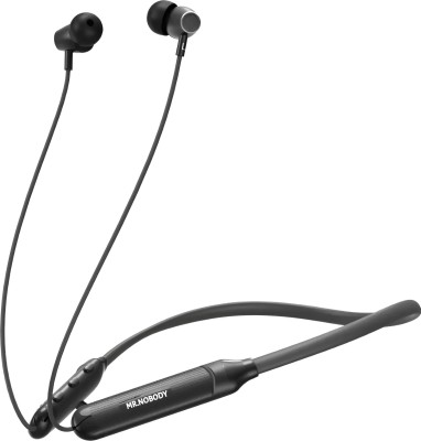 MR.NOBODY N50 With 40 HRS Playback,Fast Charging,High Bass & ASAP Charge Bluetooth N22 Bluetooth Headset(Black, In the Ear)