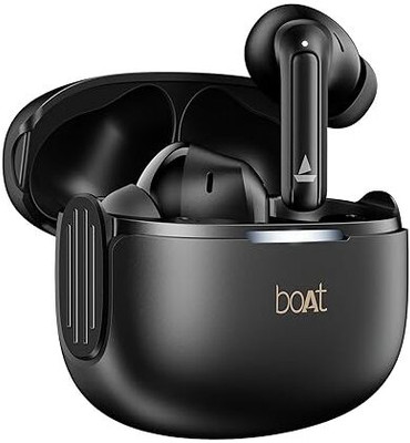 boAt Airdopes 219, 40H Battery, Free Music Streaming & Best in Segment for Calling Bluetooth(Carbon Black, True Wireless)