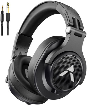 ADCOM Sound Master DJ Headphone 40mm Wired(Black, On the Ear)