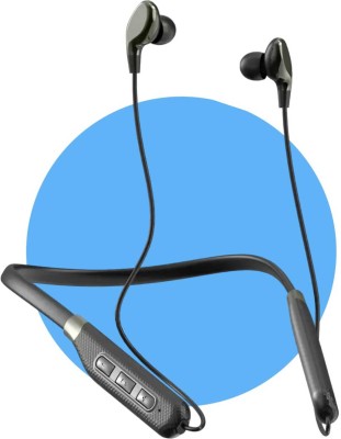 Bxeno CL-50 Wireless v5.0 Neckband Upto 45Hours Playtime|Dual Pairing|300mAh Battery| Bluetooth(Black, In the Ear)