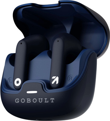 GOBOULT (previously Boult) Z40 with ENC Mic, 60H Battery Life, Low Latency Gaming, 5.3v Bluetooth(Blue, In the Ear)