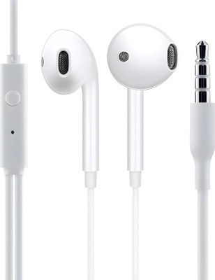 ULTRADART XE160 Wired Earbuds with Microphone,v-i-v-o Noise Isolating Fit, 10 Wired(White, In the Ear)