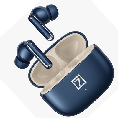 One7 ON TWS - 51 30 Hours Battery Wireless Earbuds ENC Noise Cancelling Bluetooth TWS Bluetooth(Blue, In the Ear)