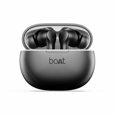boAt Airdopes Supreme w/ 4 Mics AI ENx Tech, 50 HRS Playback,Multi Point Connectivity Bluetooth(Classic Black, True Wireless)