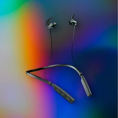 GPQ STORE Rokerz 235 Pro Wireless Bluetooth Neckband(0.3915 Bluetooth(Black, In the Ear)