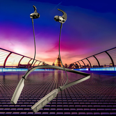 GPQ STORE Rokerz 235 Pro Wireless Bluetooth Neckband(0.421 Bluetooth(Black, In the Ear)