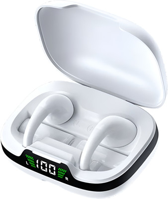 COREGENIX JR03 Wireless Earbuds TWS with BT 5.3 Low Latency, 30hrs Play & Fast Charging Bluetooth(White, True Wireless)