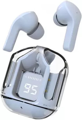 Like Star UltraPods with 40 Hours Music Time, Deep Bass, Wireless TWS Earbuds Bluetooth(White, True Wireless)