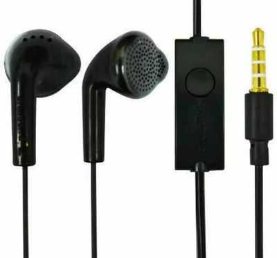 CABTRONICS 3.5MM JACKEARPHONE WITH NOISE CANCELLATION MIC (EHS61) Wired(Black, In the Ear)