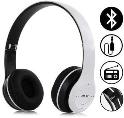 FUTURESTARRKK F7 P47 Wireless Headphone Sports Adjustable Headphone Bluetooth & Wired Gaming Headset(Multicolor, On the Ear)