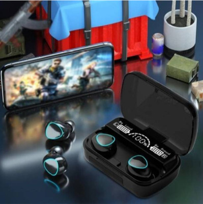 Meera Trader M19 TWS Wireless Bluetooth Earbuds 64 Bluetooth(Black, True Wireless)