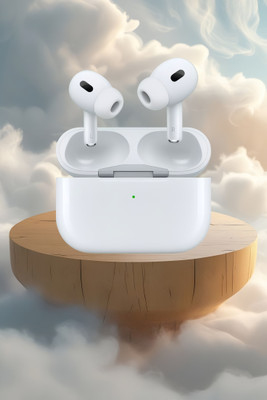 Morxt Aerpods V5.4 Upto 50Hr Playtime* 45Ms Latency Fast Charging RGB Gaming Bluetooth(White, True Wireless)