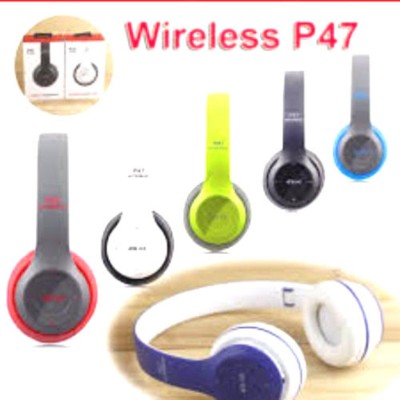 ROAR QT-858 P47 Headset Super Extra Bass Bluetooth Headset (Furious On the Ear) Bluetooth Headset(Multicolor, True Wireless)