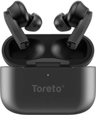Toreto TOR 297 Bluetooth(Black, True Wireless)