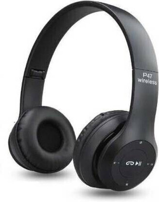 Glatoxi NEW Wireless Bluetooth Headphone with Mic and FM SD CARD SLOT Bluetooth(Black, On the Ear)