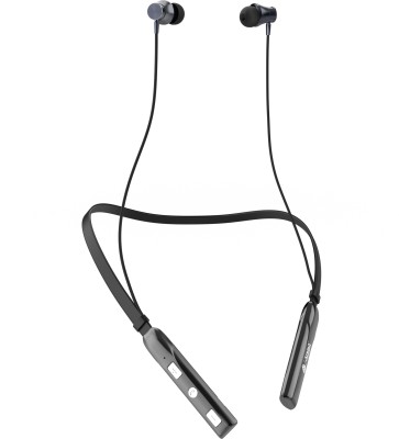 Aroma NB119 Platinum - 48 Hours Playtime Bluetooth Neckband Bluetooth Headset(Black, In the Ear)