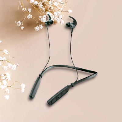 GPQ STORE Rokerz 235 Pro Wireless Bluetooth Neckband(0.2340 Bluetooth(Black, In the Ear)