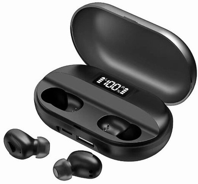 DigiClues T-2 TWS With Power Bank Bluetooth(Black, True Wireless)