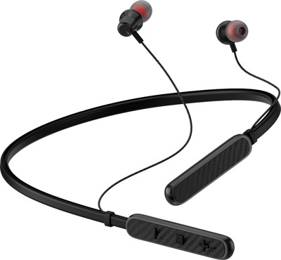 E EARBOUT ZTNY Wireless Waterproof Neckband Earbuds Bluetooth & Wired(Black, In the Ear)
