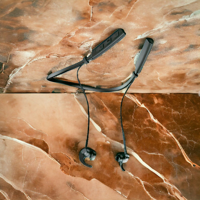 QPG STORE Rokerz 235 Pro Wireless Bluetooth Neckband(0.2415 Bluetooth(Black, In the Ear)