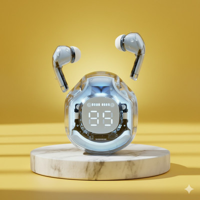 Wingster Ultrapods Pro Wireless Earbuds with Enhanced Bass & Noise Cancellation Bluetooth Bluetooth(Blue, True Wireless)