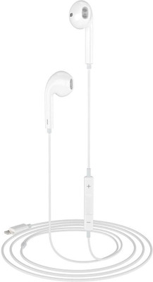 X88 Pro Lightning Connector Wired Headset X, XR, Xs, Xs Max Wired Bluetooth & Wired(White, In the Ear)