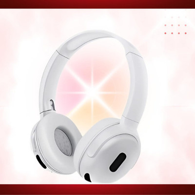 DRUMSTONE Max Pro Bluetooth Headphones: Noise-Canceling & Touch Controls for Music & Calls Bluetooth(White, On the Ear)