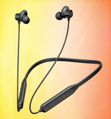 MR.NOBODY 40Hrs Playtime,Hd Mic,Fast Charging,Waterproof Bluetooth headphones Neckband N82 Bluetooth Gaming(Black, In the Ear)