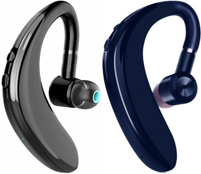 LOPAZ Single Wireless 18 Hours of Calling with 1Hour Charge with Mic Bluetooth(Silver, Black, In the Ear)