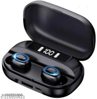 GUGGU T2_VP_45Earbuds 5.0 Wireless earphone CVC8.0 noise cancelling with power bank Bluetooth without Mic Headset(Black, In the Ear)