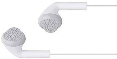 HURRIANN Original 3.5mm Stereo Wired Earphone With Mic Powerful HD Sound with High Bass Wired(White, In the Ear)