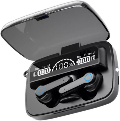 Tunifi Earbuds M19 with 40 Hours Palyback and ASAP Charge Bluetooth(Black, True Wireless)