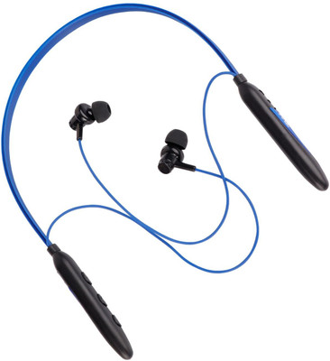 MZ NB120 (Bluetooth Wireless Headphone) Magnetic Neckband 250h standby 200mAh Bluetooth(Blue, In the Ear)