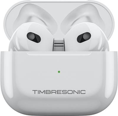 TimbreSonic Pod Pro True Wireless Gaming Earbuds (White, True Wireless) Bluetooth Gaming Headset