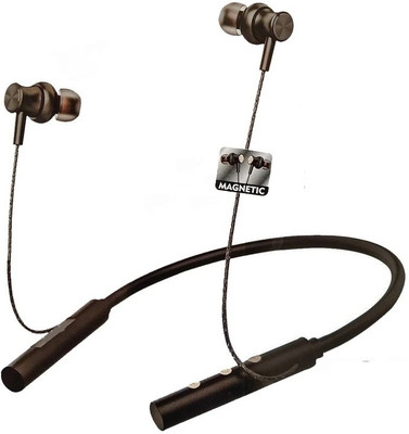 RECTITUDE High Quality Active Noise Cancelling Neckband Wireless 5.0 Bluetooth(Black, In the Ear)