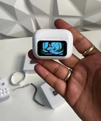 SAIBABA scubel Touchscreen premium buds with anc and 13 feature Bluetooth(White, True Wireless)