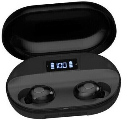 UPOZA T2 Earbuds Upto 48 Hours Playtime with ASAP Charge Bluetooth(Black, True Wireless)