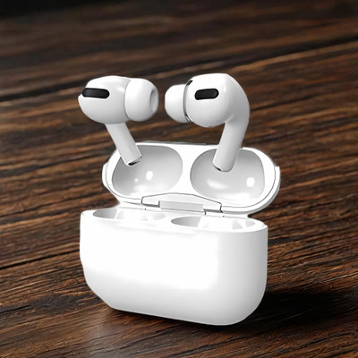 BuzzBeast Earbuds Max Hi-Fi Bass & Noise Cancel Bluetooth(White, True Wireless)