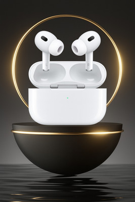 MPpro AirPox Pro 2 NB121 Upto 40H Playtime* Fast Charging Earbuds (USB-C) Bluetooth(White, True Wireless)