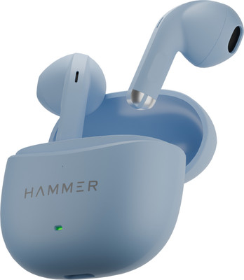 Hammer Ultra Pods Tws Earbuds, 13mm Drivers, 30H Playtime Bluetooth(Blue, True Wireless)