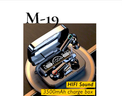 Acheron M19 TWS Bluetooth(Black, BEST BUDS, In the Ear)