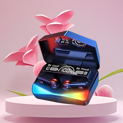 Clairbell Wireless Earbuds TWS Bluetooth 5.1, Touch Control Transparent LED DisplayA271 Bluetooth(Multicolor, True Wireless)