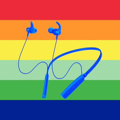 GPQ STORE bluetooth headset .B101 Bluetooth(Blue, In the Ear)