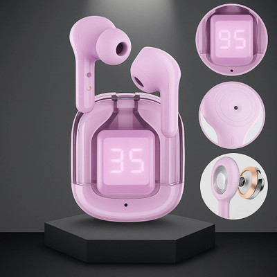 Knull Earbuds-Air-S10-tws- pink-2 Bluetooth without Mic(Pink, True Wireless)